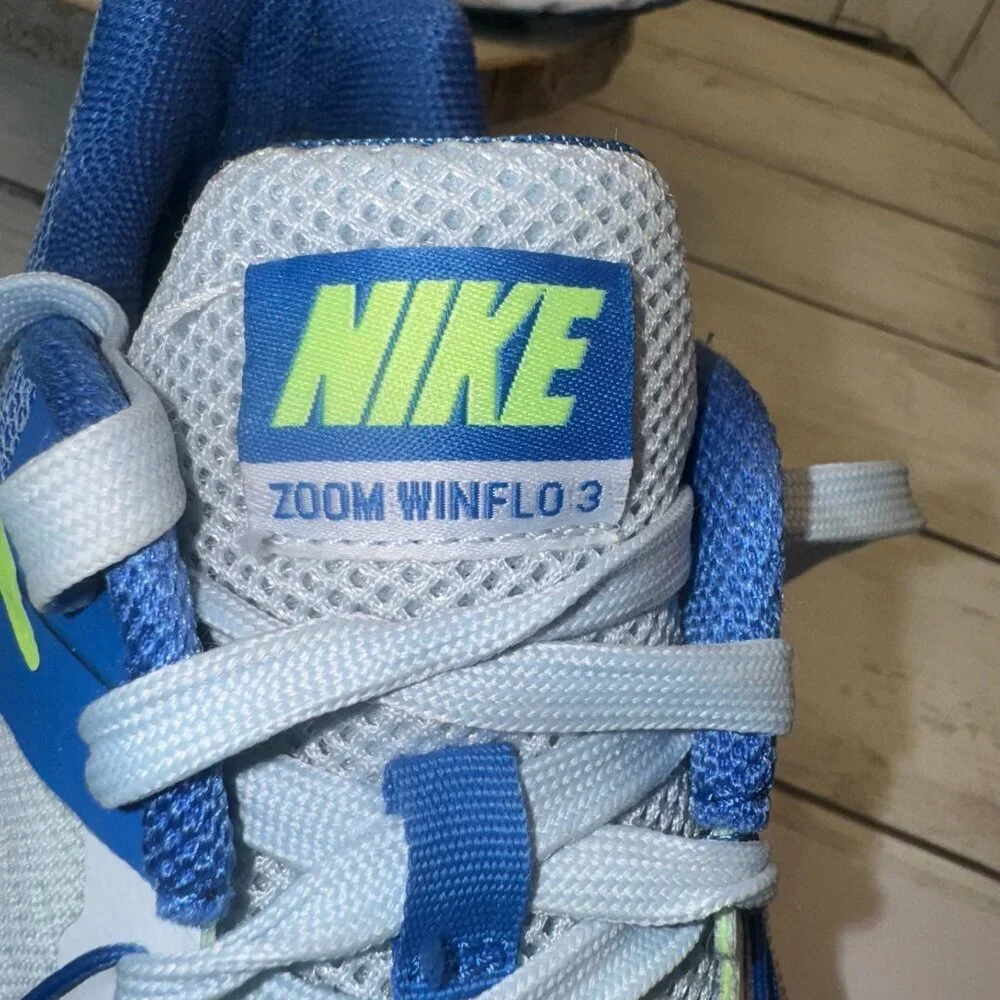 Nike Zoom Winflo 3 Womens US Size 10.5 EUR 42.5 831562-411 Running Shoes White - Picture 9 of 11
